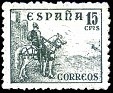 Spain 1940 Cid 15 CTS Green Edifil 918